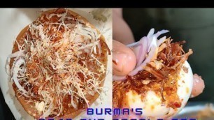 'BURMA FOODS | PEJO/BEJO | MASALA EGG | STREET FOOD | BURMESE STREET FOOD | ATHO | BURMA BAZAAR'