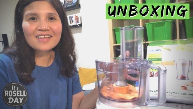 'Unboxing my PHILIPS Food Processor - Partner in Cooking!'