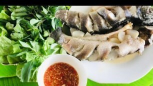 'KH-​48Khmer Steamed Fish Recipe|Khmer Food Delicious-របៀបធ្វើ​​ចំហុយត្រីរ៉ស់អោយមានរស់ជាតិឆ្ងុយឆ្ងាញ់'