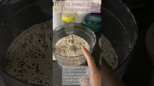 'How to knead dough in a food processor | Philips Food Processor m aata gunde | tutorial #shorts'