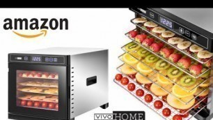 'ViVOHOME 6 TRAY STAINLESS STEEL COMMERCIAL FOOD DEHYDRATOR REViEW ⭐️ ⭐️ ⭐️ ⭐️ ⭐️'