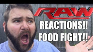 'WWE RAW REACTIONS: FOOD FIGHT FAIL! Full Show Results and Review 7/4/16'