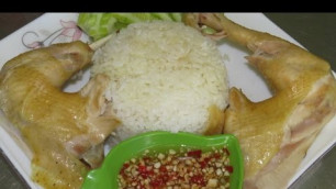 'Cambodian Girl Make Chicken Rice At Home - Simple Khmer Chicken Rice Recipe'