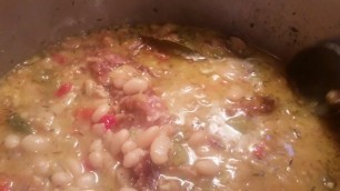 'Great Northern Beans/ With Smoked Turkey/Soul food Cooking'