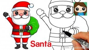 'How to Draw Santa Claus Easy'