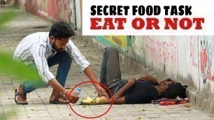 'GIVING FOOD AND MONEY SECRETLY |A SOCIAL EXPERIMENT | TELUGU PRANKS |DREAMBOY JAYSURYA'