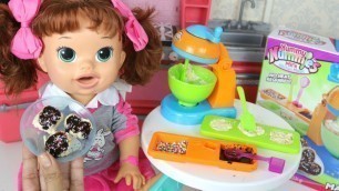 'Baby Alive Sara comendo Comidinha de Verdade Preparando comidinhas Docinhos para a Baby Alive'