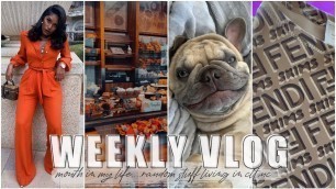 'VLOG: A MONTH IN MY LIFE...FOOD + SHOPPING HAULS + FENDIxSKIMS + RANDOM STUFF + MORE| iDESIGN8'