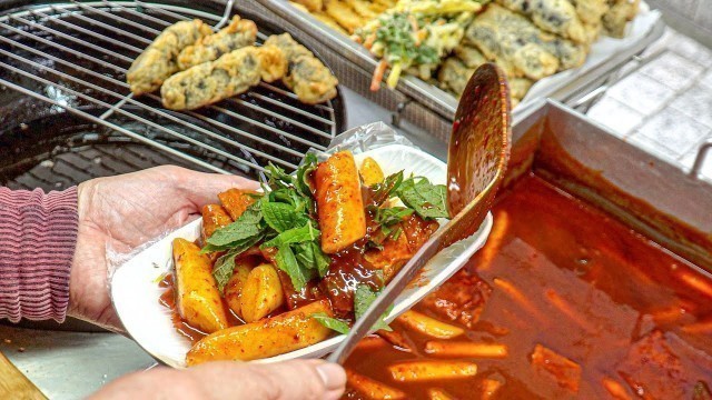 'Gangnam office workers love tteokbokki food truck, Sundae [Korean street food]'