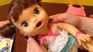 'Baby Alive My Baby All Gone Doll Piper Feeding and MESSY Poop Accident'