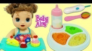 'Feeding Baby Alive Doll a Magic Meal Dish & Visiting the Dentist Toy Hospital!'