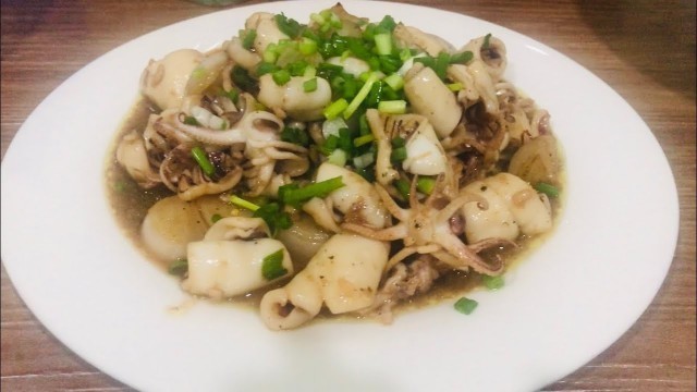 'Kh-22 Fried Squid With Pepper | Khmer Food Delicious- Popular Seafood Recipe.'