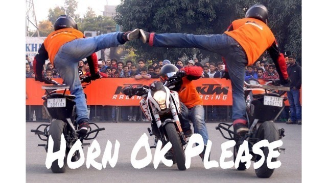 'Bike Stunt | Horn Ok Please | Its Not Just About Food | Sports Bikes Stunts'