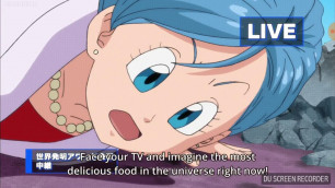 'Beerus stomach can\'t handle the most deliciuos food in the universe'