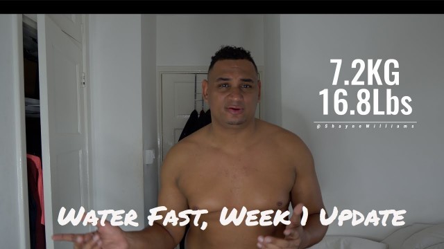 'Documenting My Water Fast - Week 1 Update, Vlog 2 | No Food For A Week'