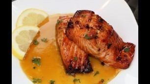 'Honey Glazed Salmon Recipe - The Best Salmon Recipe'