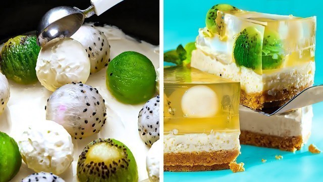 'Fantasticly Sweet Dessert Ideas And Food Recipes With Jelly, Ice Cream And Chocolate'