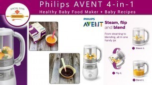 'Philips Baby Food maker review | Philips Baby Food Maker Recipes | 6 months Baby food recipes'