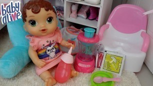 'Feeding and changing baby alive abby baby alive videos'