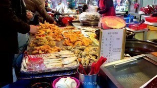 'Gimbap (Tteokbokki, Sundae, Kimbab) - Korean Street market food.'