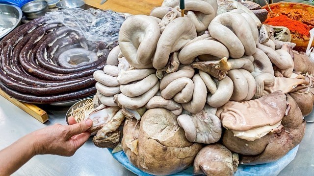 '대구 서문시장 암뽕순대 할머니 SUNDAE / Korean street food'