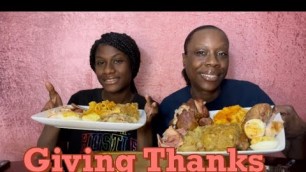 'Delicious Thanksgiving dinner mukbang | soul food | comfort food | mukbang | asmr'