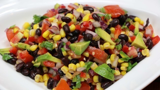 'Black Bean Salad Recipe - How to Make a Black Bean Salad'