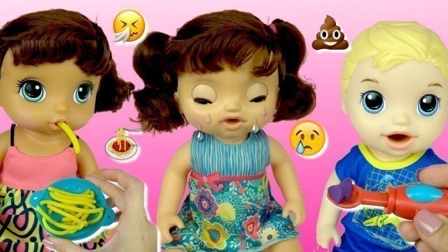 'Baby Alive Doll That Really Cries and Eats Spaghetti! - Playing with Baby Dolls'