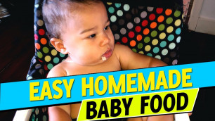 '8 Month Old Baby Food | EASY Homemade Baby Food | What my Baby Eats in a Day'