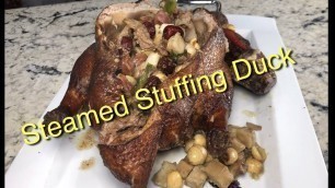 'Khmer Food    Steamed  Stuffing duck'