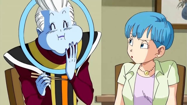 'Vegeta is surprised to learn that Whis is Beerus\'s master, Vegeta begs Whis to teach him English Dub'