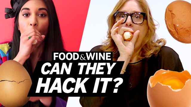 'Comedian Judy Gold Struggles To Peel Hard Boiled Eggs | Can They Hack It?'