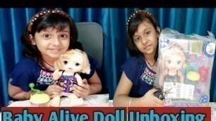 'BabyAlive Doll Unboxing |Unboxing  Details of Baby Alive Happy Hungry Baby Doll| learnwithpriyanshi'