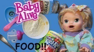 'Baby Alive How To Make Baby Alive Food + Juice 