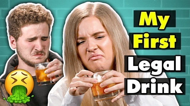 '21 Year Olds Try Drinks For The First Time | People Vs. Food'