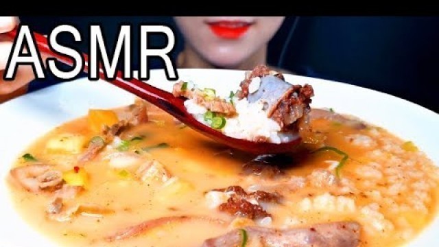 'ASMR 순대국밥 깍두기 김치 한식 먹방 EATING SUNDAE BLOOD SAUSAGE SOUP KIMCHI KOREAN FOOD MUKBANG スンデクッパキムチカクテキモッパン'