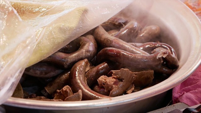 'Korean Sausage(Sundae) - Korean Street Food'