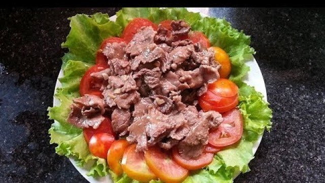 'How to Cook Beef Salad at Home, Khmer Food Cooking Recipes #115'