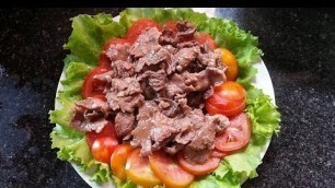 'How to Cook Beef Salad at Home, Khmer Food Cooking Recipes #115'