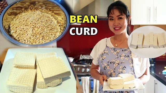 'How To Make Tofu Bean Curd របៀបធ្វើតៅគរ័, Khmer food Cooking Show'