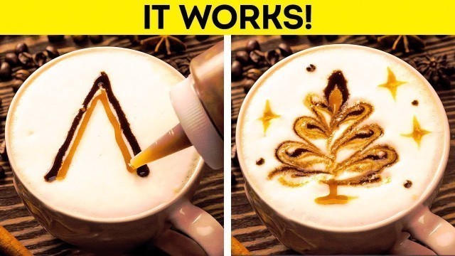 'Yummy Hacks For Coffee Lovers || Tasty Dessert Recipes And Heart-Warming Beverages!'