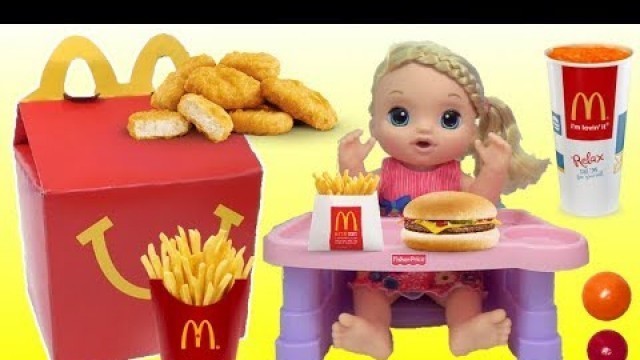 'BABY ALIVE Sweet Tears and Eats McDonald\'s Happy Meal'