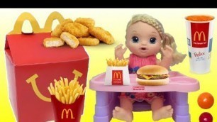 'BABY ALIVE Sweet Tears and Eats McDonald\'s Happy Meal'