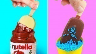 'Trying 39 YUMMY SUMMER DESSERTS Chocolate Decor and Food Life Hacks By 5 Minute Crafts'