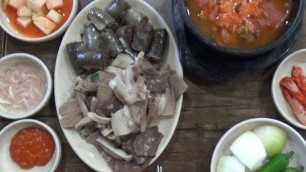 '모듬 순대(Assorted Sundae/スンデ/米肠/Dồi trường/ซุนแด/Sunday) Seohyun Station, Korean Food-[푸드헌터 FoodHunter]'