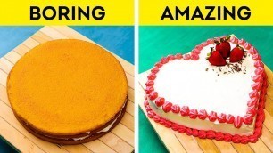 'Amazing Cake Decor Ideas You Can Easily Repeat || 5-Minute Recipes For Sweet Tooth!'