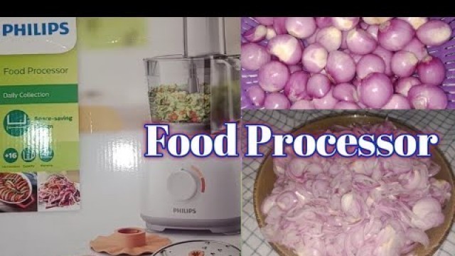 'Food Processor Philips - untuk memotong bawang merah (salah satu fungsi)'