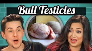 'ADULTS vs. FOOD #1 - BULL TESTICLES'