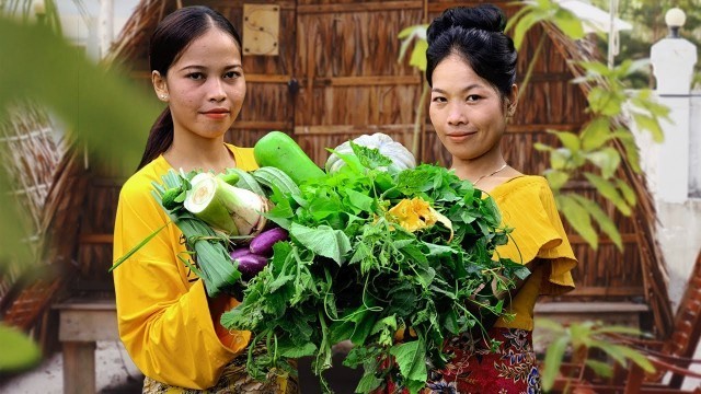 'របៀបធ្វើសម្លប្រហើរ - Cooking traditional Khmer food recipe'