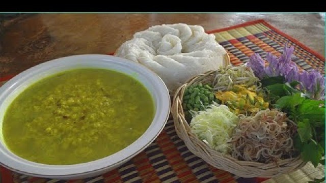 'Home Made Cambodian Noodle Khmer Style'